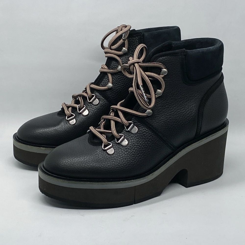 Clergerie Lace Up Leather booties size 37